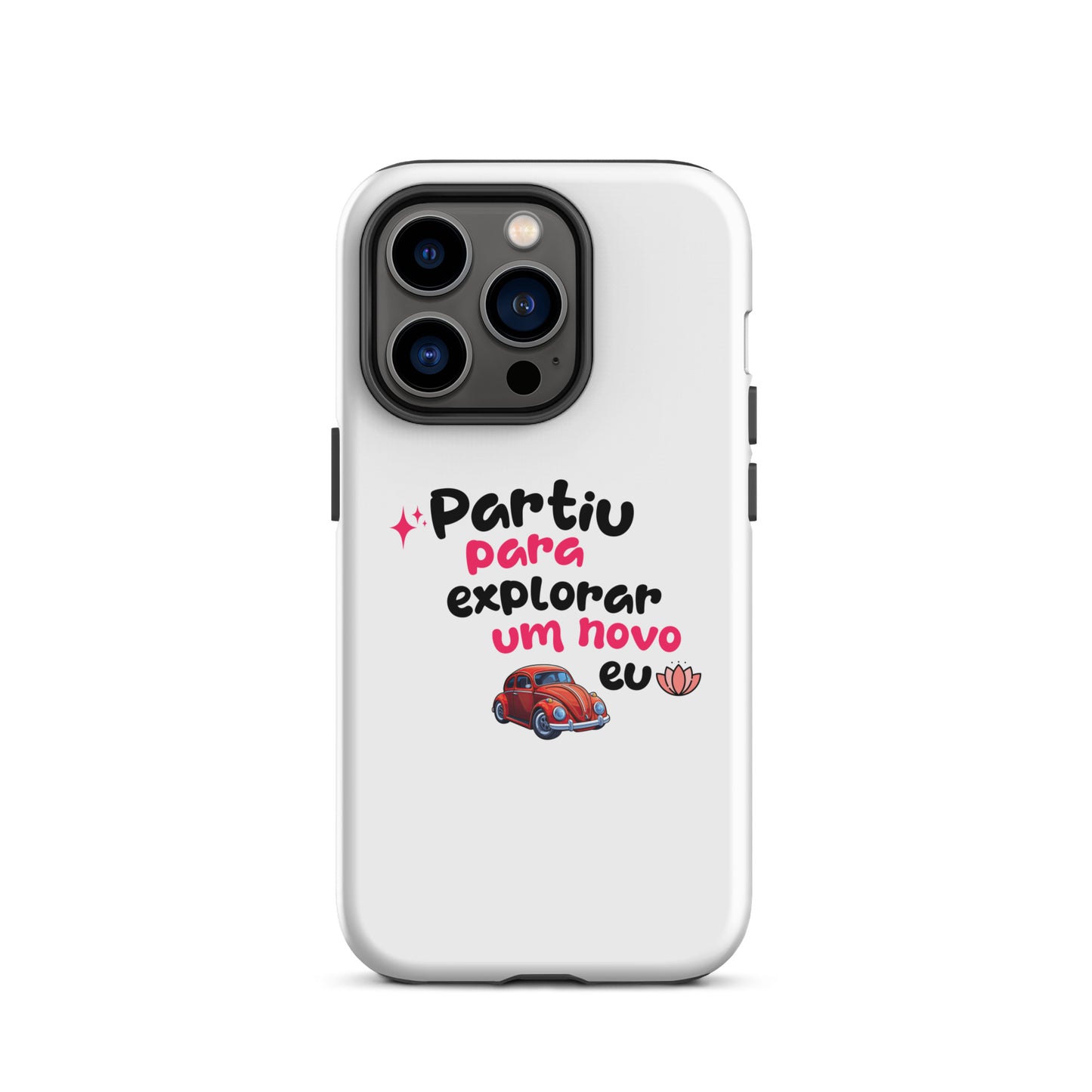 Capa dura para iPhone® - Partiu para explorar um novo EU