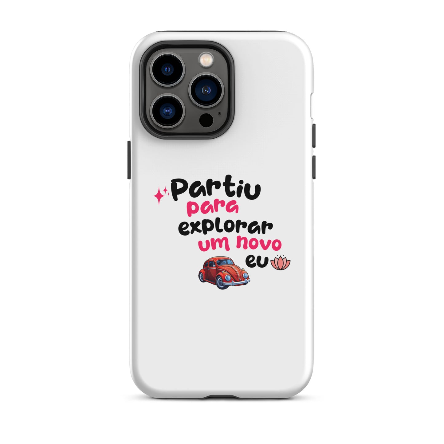 Capa dura para iPhone® - Partiu para explorar um novo EU