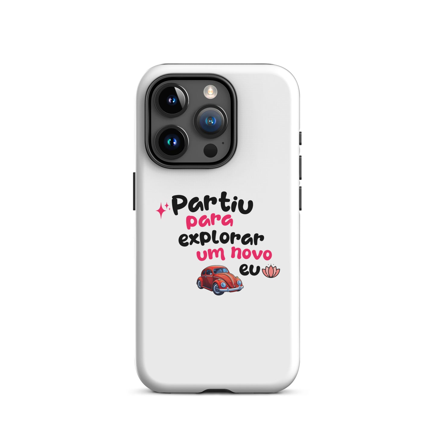 Capa dura para iPhone® - Partiu para explorar um novo EU