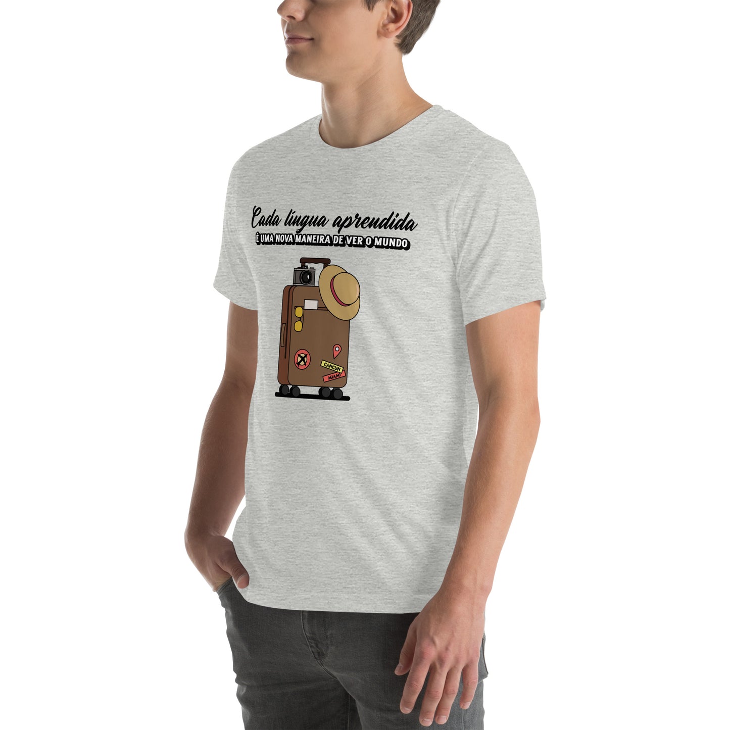 Camiseta unissex - Cada língua