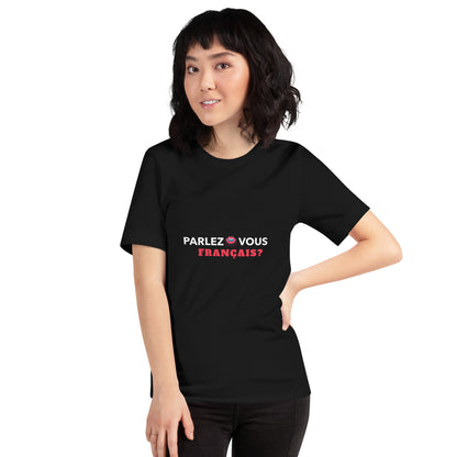 Camiseta unissex - PARLEZ-VOUS FRANÇAIS?