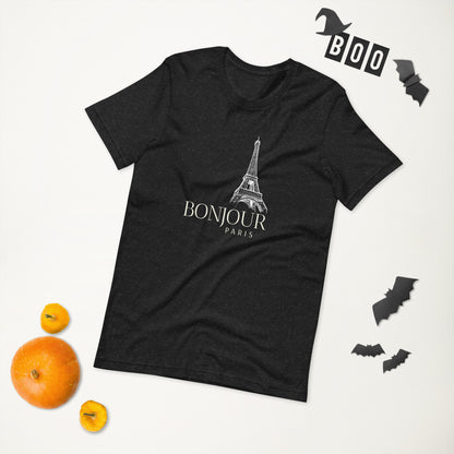 Camiseta unissex - BONJOUR PARIS