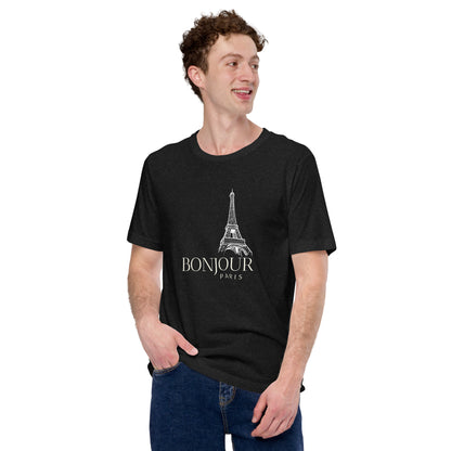 Camiseta unissex - BONJOUR PARIS