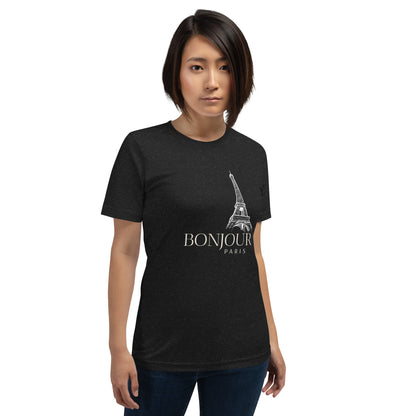 Camiseta unissex - BONJOUR PARIS