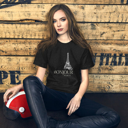 Camiseta unissex - BONJOUR PARIS