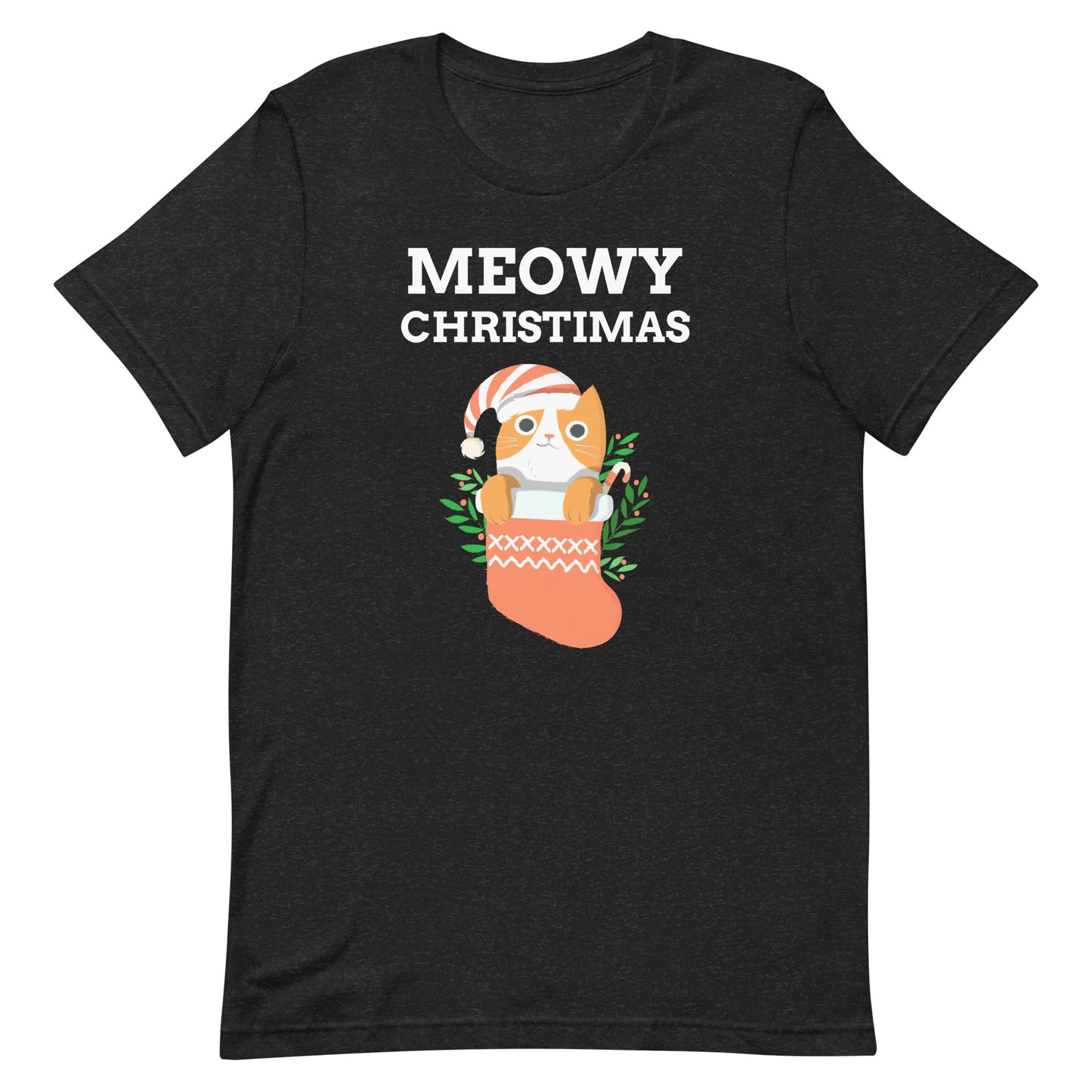 Camiseta Meowy Christimas - Unissex