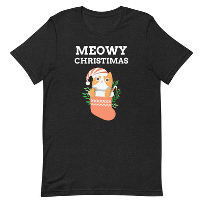 Camiseta Meowy Christimas - Unissex