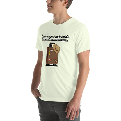 Camiseta unissex - Cada língua