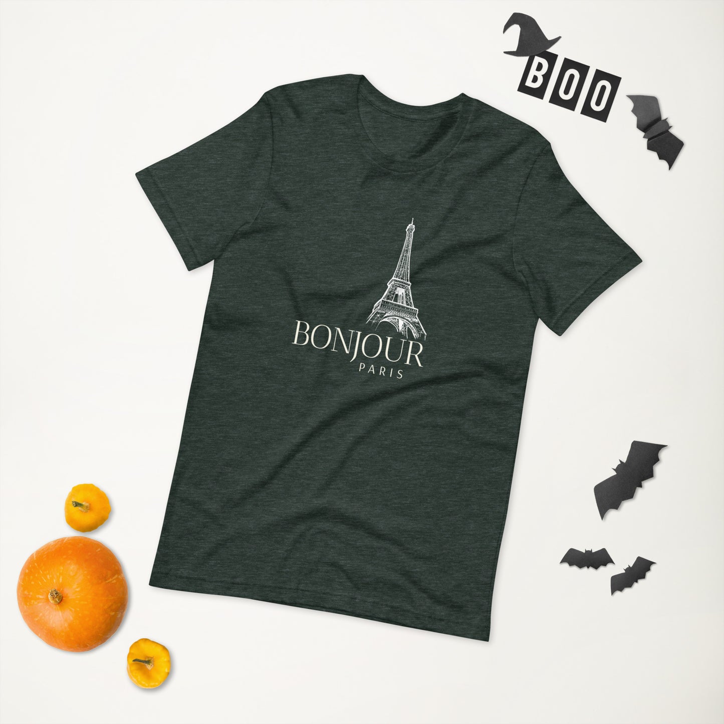 Camiseta unissex - BONJOUR PARIS