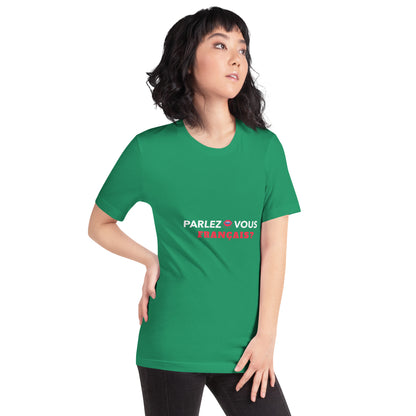 Camiseta unissex - PARLEZ-VOUS FRANÇAIS?