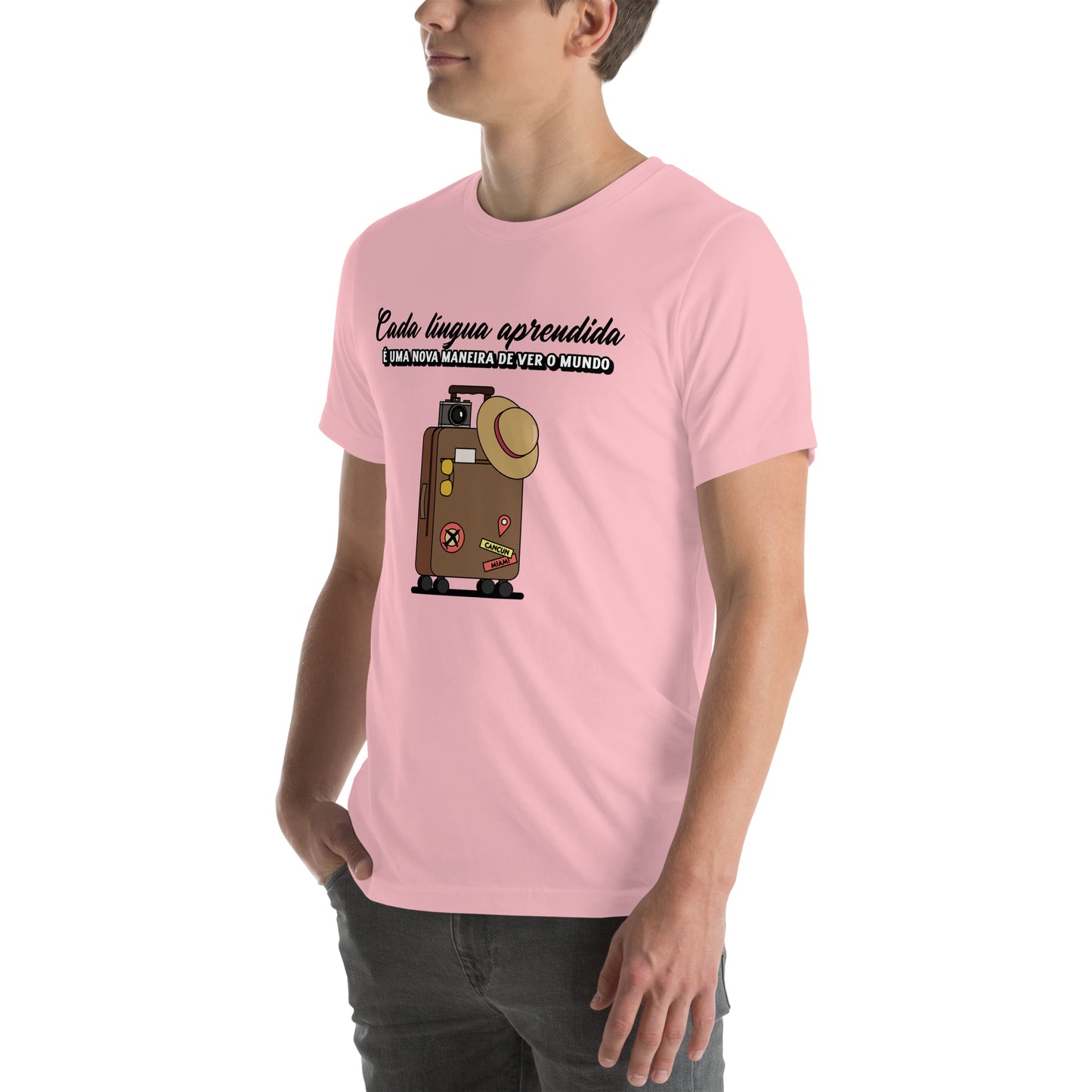 Camiseta unissex - Cada língua