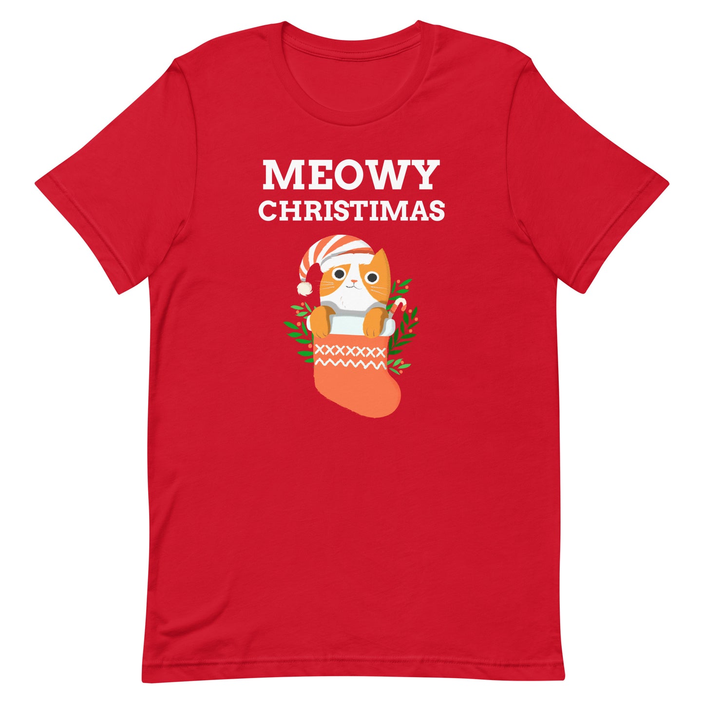 Camiseta Meowy Christimas - Unissex