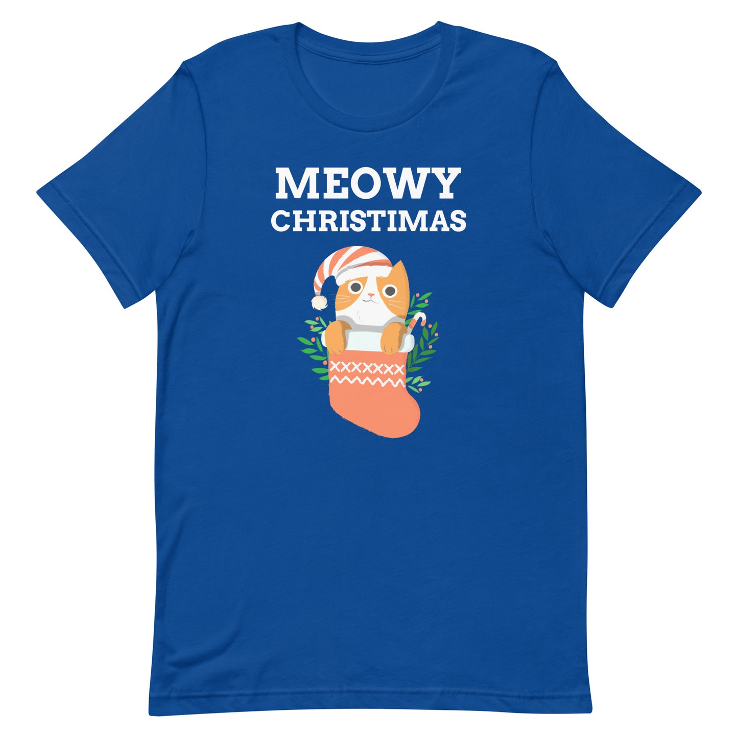 Camiseta Meowy Christimas - Unissex