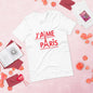 Camiseta unissex - J'aime Paris (Modelo 02)