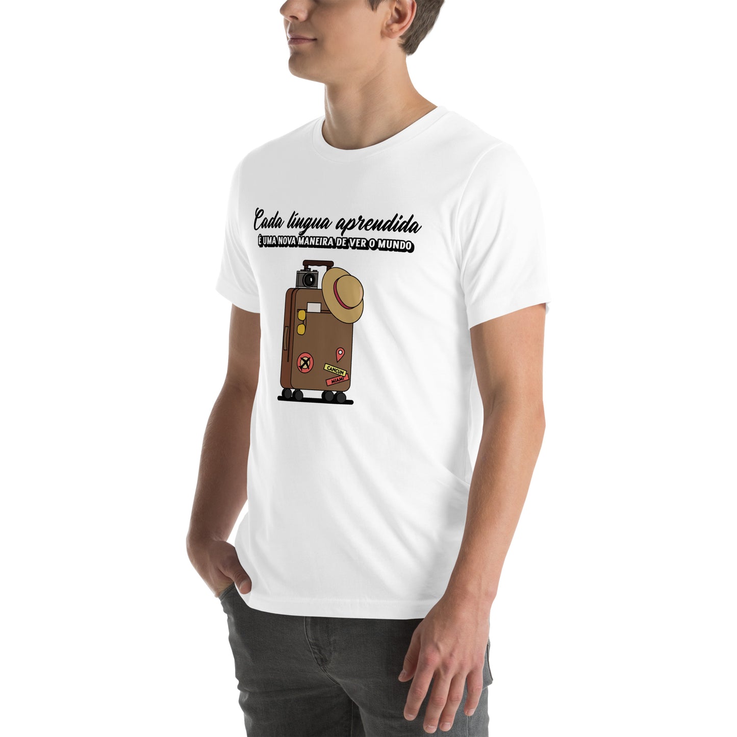 Camiseta unissex - Cada língua