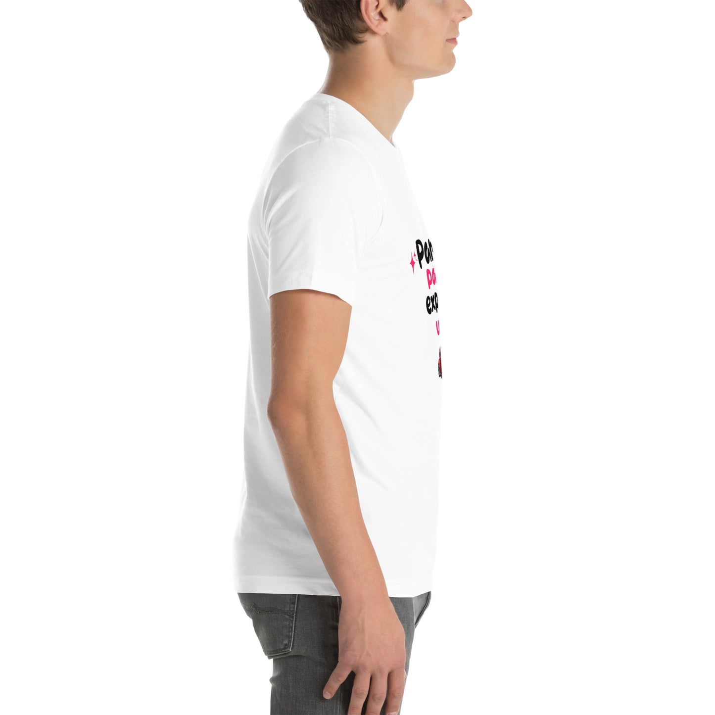 Camiseta unissex - Partiu para explorar um novo EU