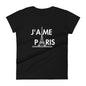 Camiseta feminina com mangas curtas - J'aime Paris