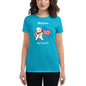 Camiseta feminina com mangas curtas - Gato Welcome!