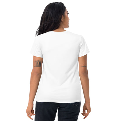 Camiseta feminina com mangas curtas - Partiu para explorar um novo EU